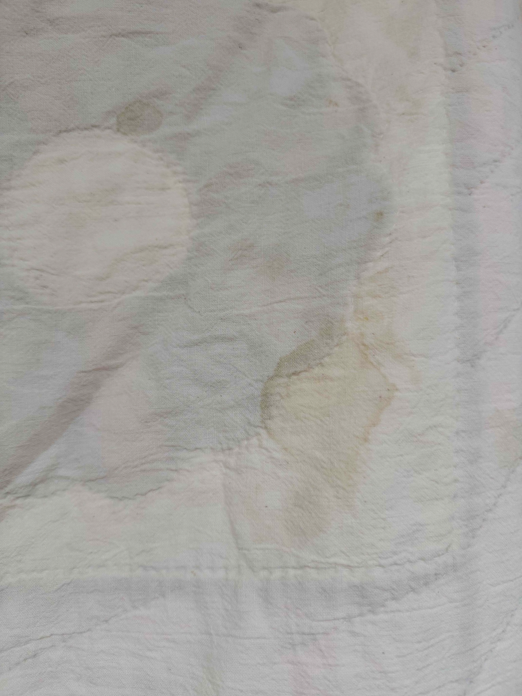 Vintage Quilt Calico Sash Dresden Plate Variation