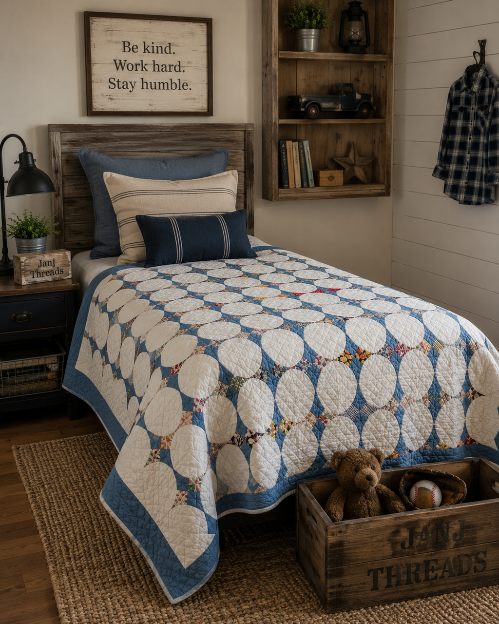 Vintage Hummingbird Quilt