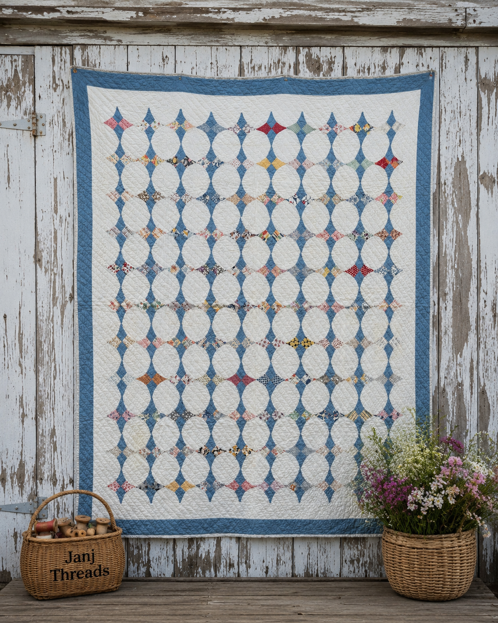 Vintage Hummingbird Quilt