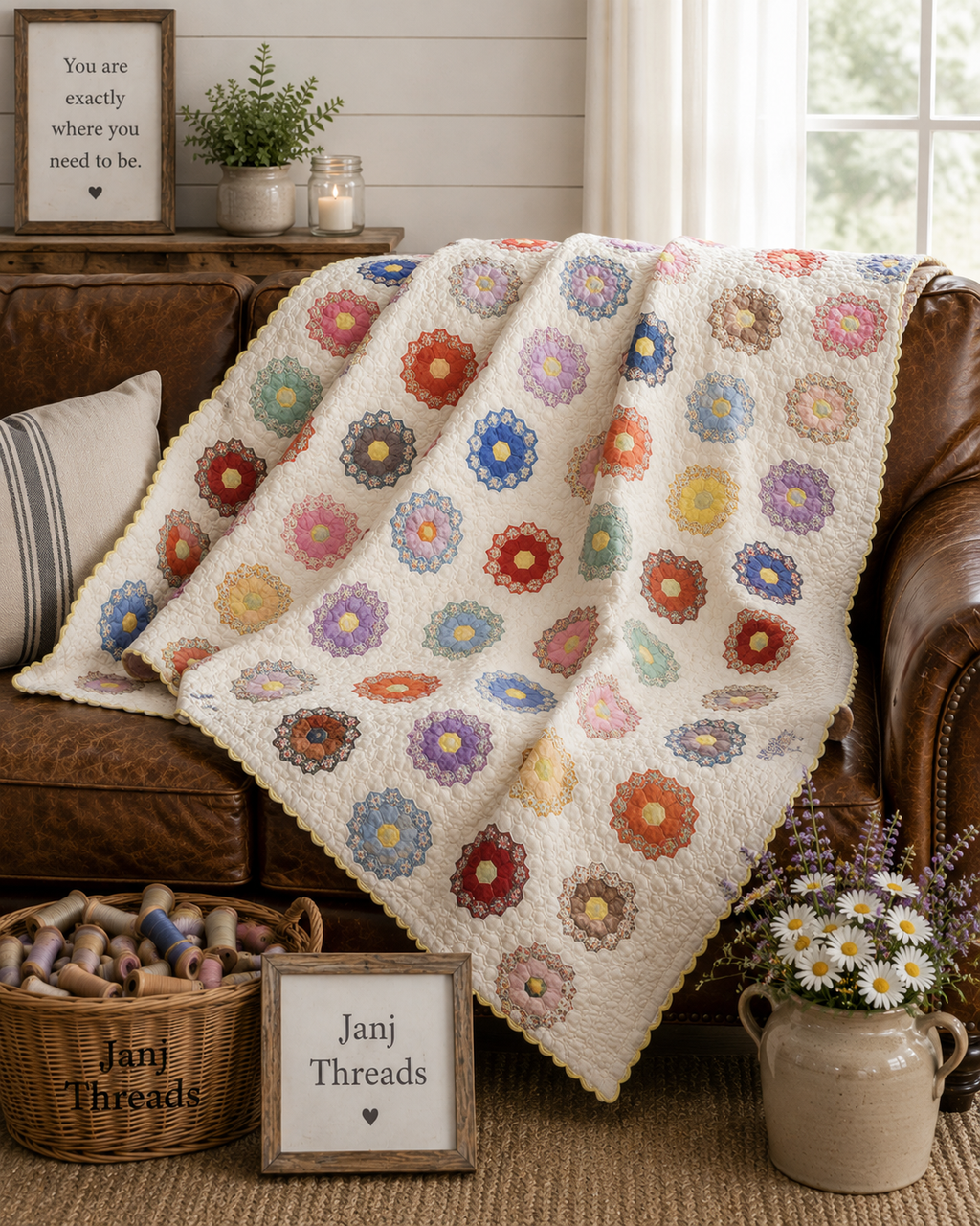 Vintage Grandmother's Flower Garden