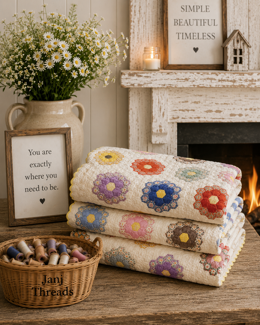 Vintage Grandmother's Flower Garden