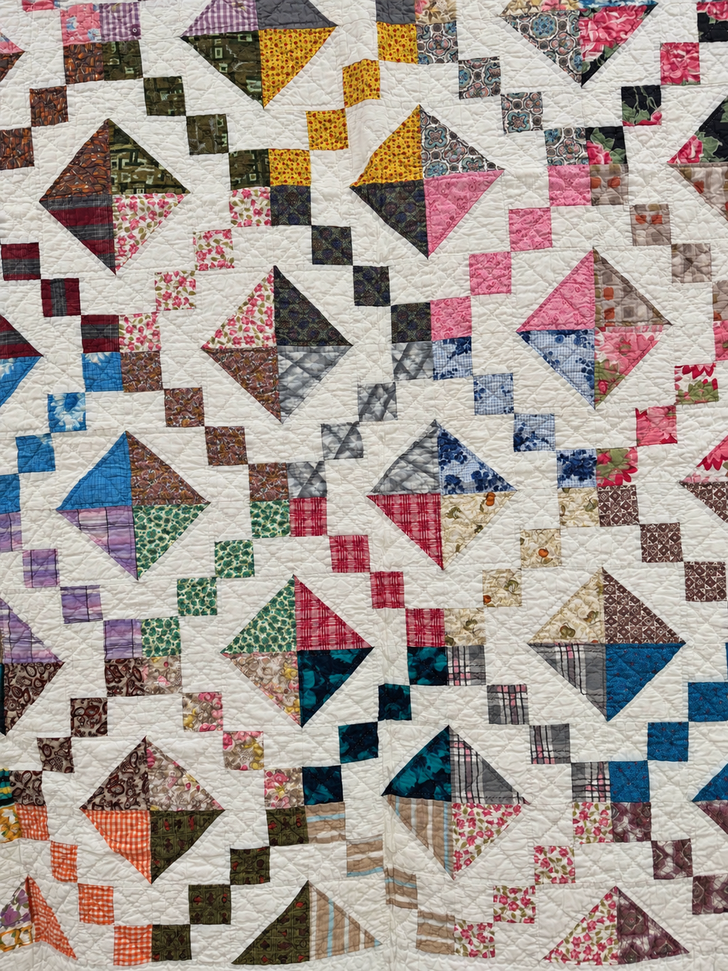 **SOLD Vintage Quilt Scrappy Jewel Box  SOLD**