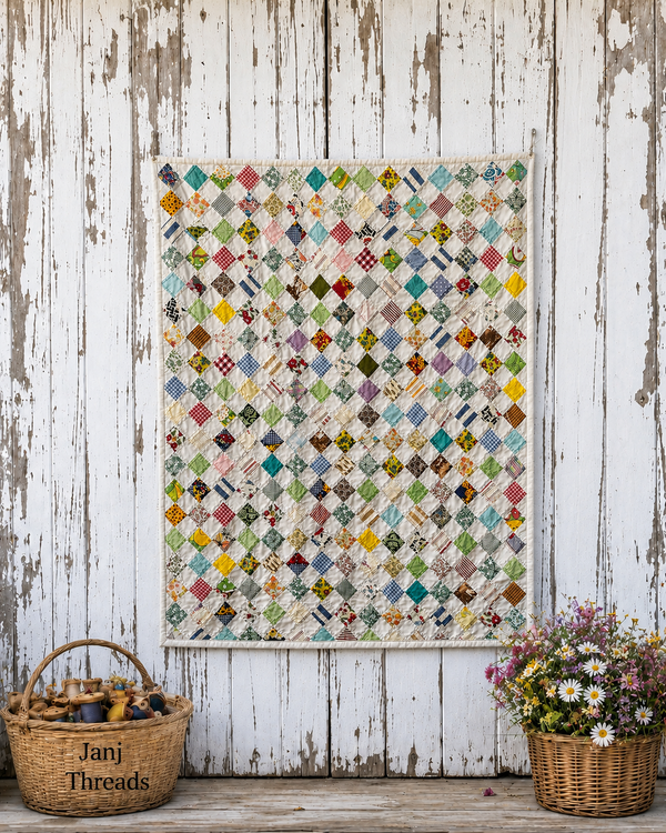 **SOLD Vintage Quilt Checkered Board SOLD**