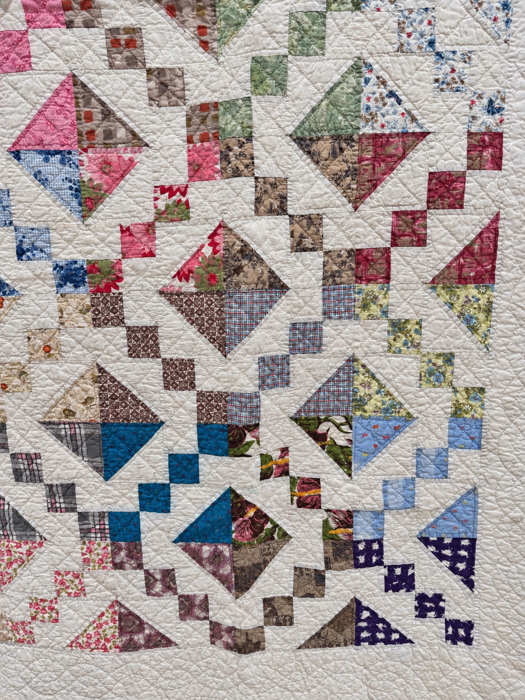 **SOLD Vintage Quilt Scrappy Jewel Box  SOLD**