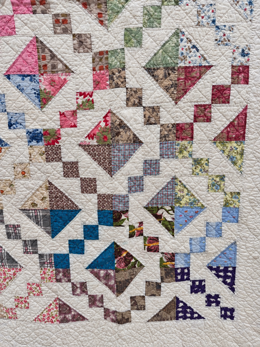 **SOLD Vintage Quilt Scrappy Jewel Box  SOLD**