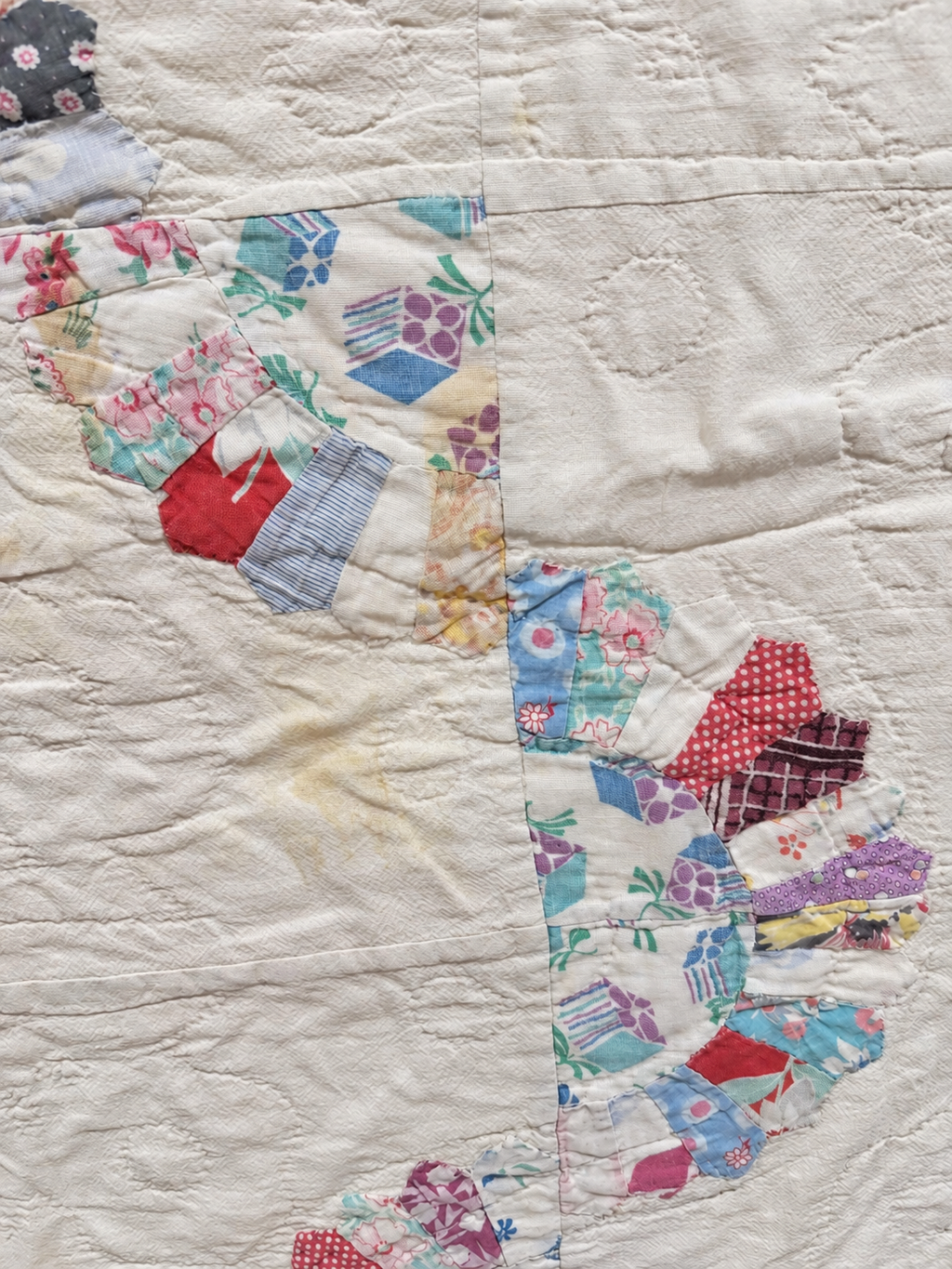**SOLD Vintage Quilt Whirling Fan Variation SOLD**