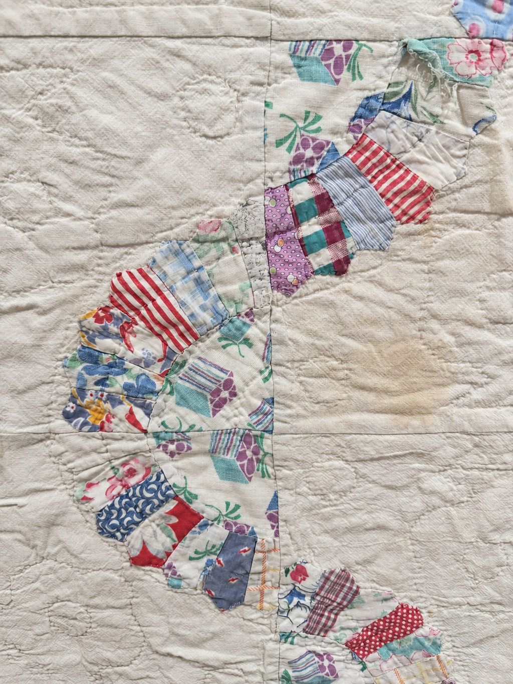 **SOLD Vintage Quilt Whirling Fan Variation SOLD**