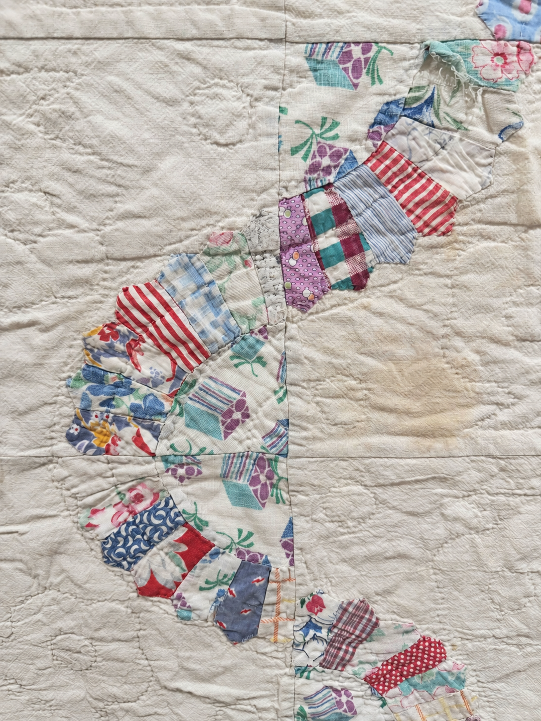 **SOLD Vintage Quilt Whirling Fan Variation SOLD**
