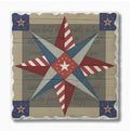 American Guiding Star Single Absorbent Tumbled Tile Coaster