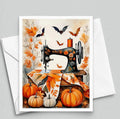 Quiltberry Farm Boo-tiful Garden Party Blank Greeting Card
