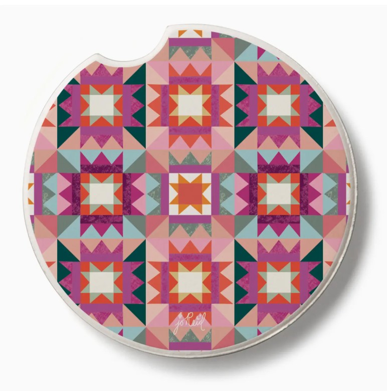 Quilt Car Coaster