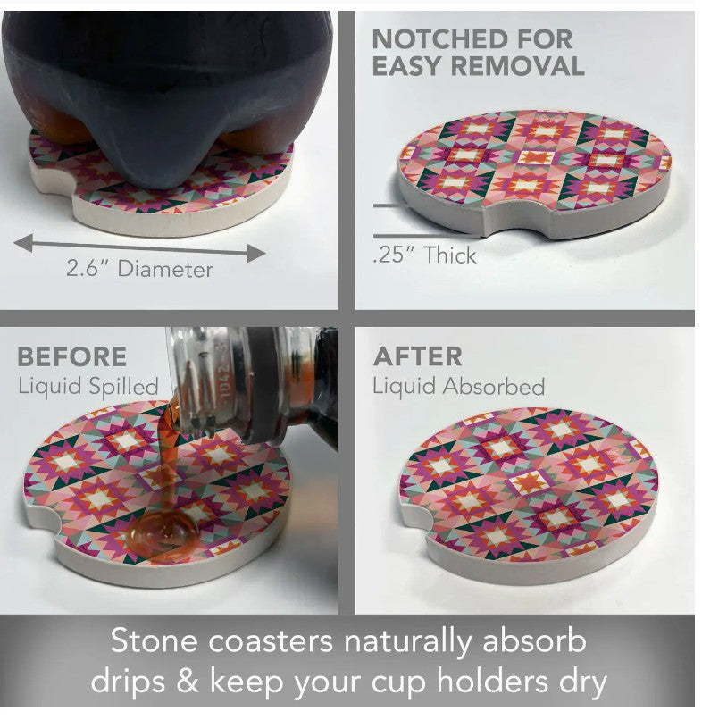 Quilt Car Coaster