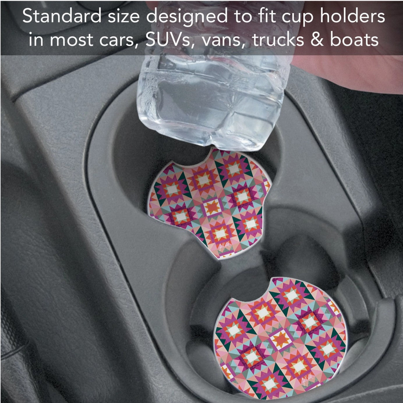Quilt Car Coaster
