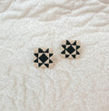 Classic Quilt Block Stud Earrings by Sydni Carlson Art