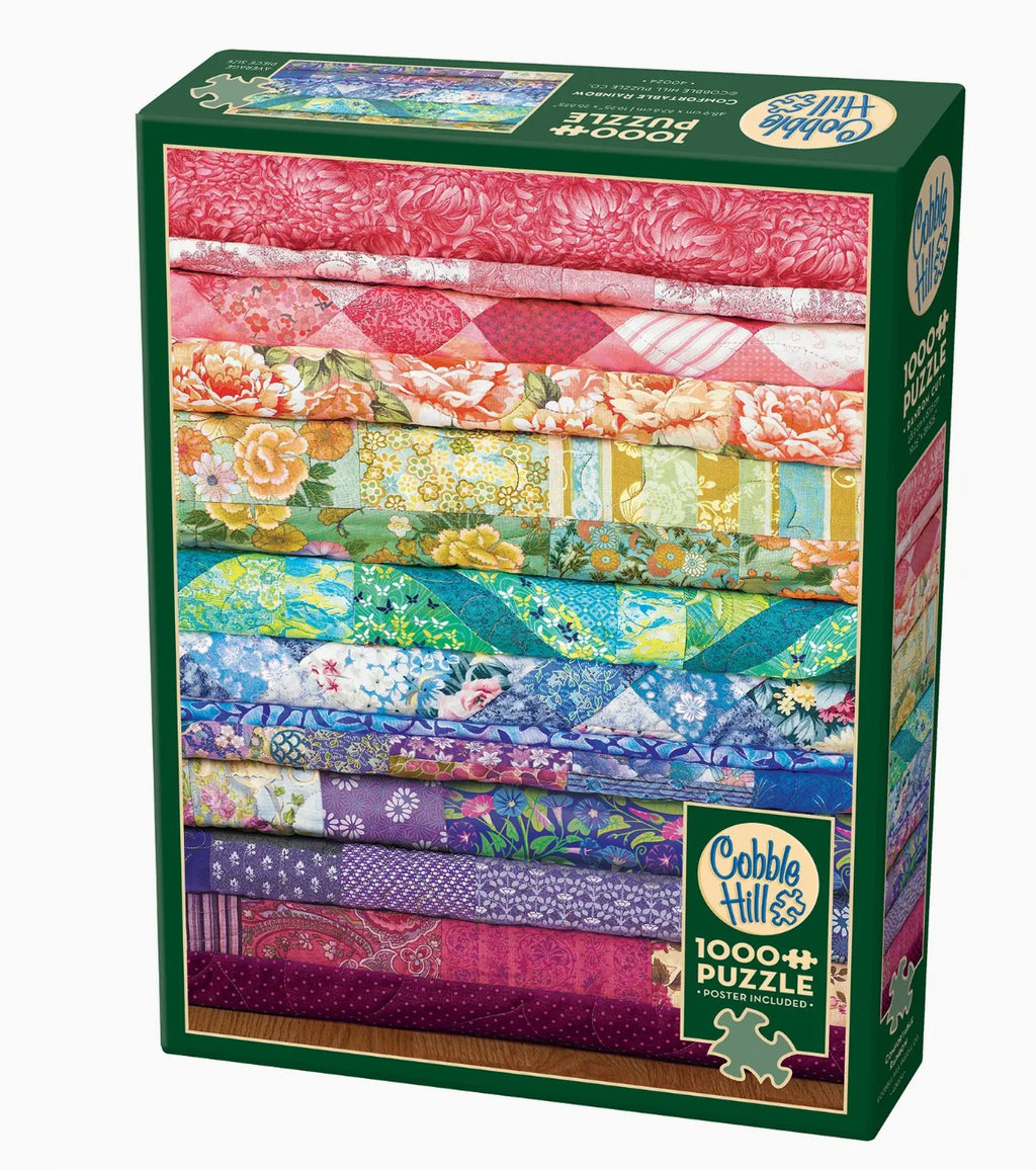 Cobble Hill Jigsaw Puzzle - Comfortable Rainbow - 1000 Piece
