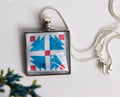 Dove in the Window Pendant and Chain by Quilt Design Jewelry