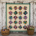 Vintage Quilt Dresden Plate Variation
