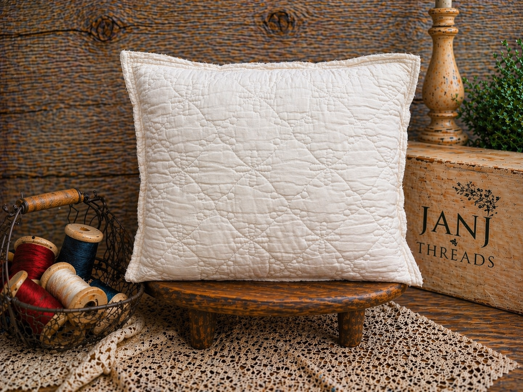 Rosie's Red, White and Blue Vintage Quilt - Old Glory PIllow