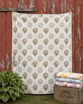 Flower Basket Cross stitch Quilt