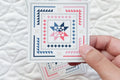 Golden Hour Quilt Vinyl Sticker