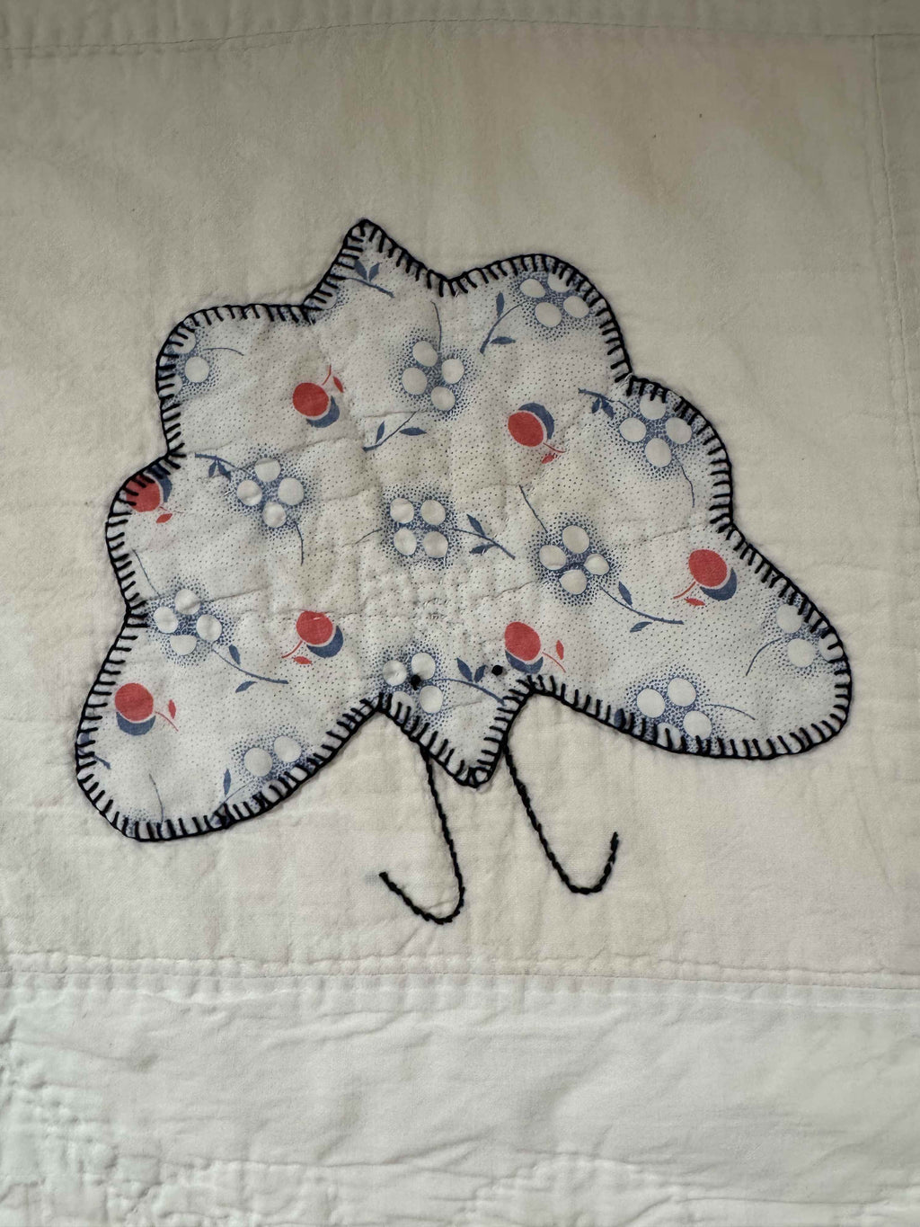**SOLD Vintage Quilt Appliqued Butterfly SOLD**