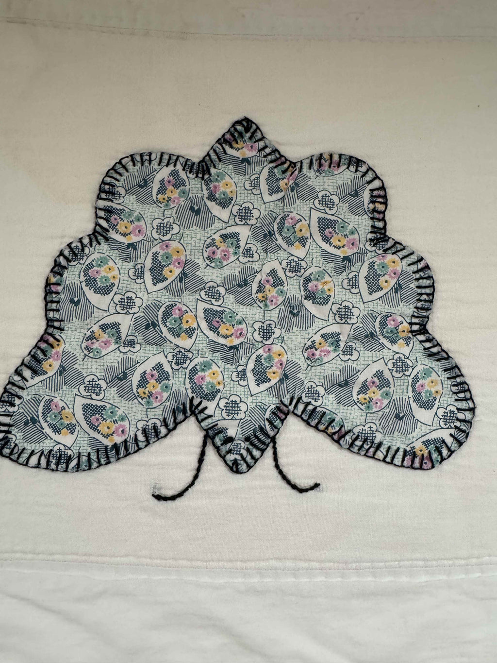 **SOLD Vintage Quilt Appliqued Butterfly SOLD**
