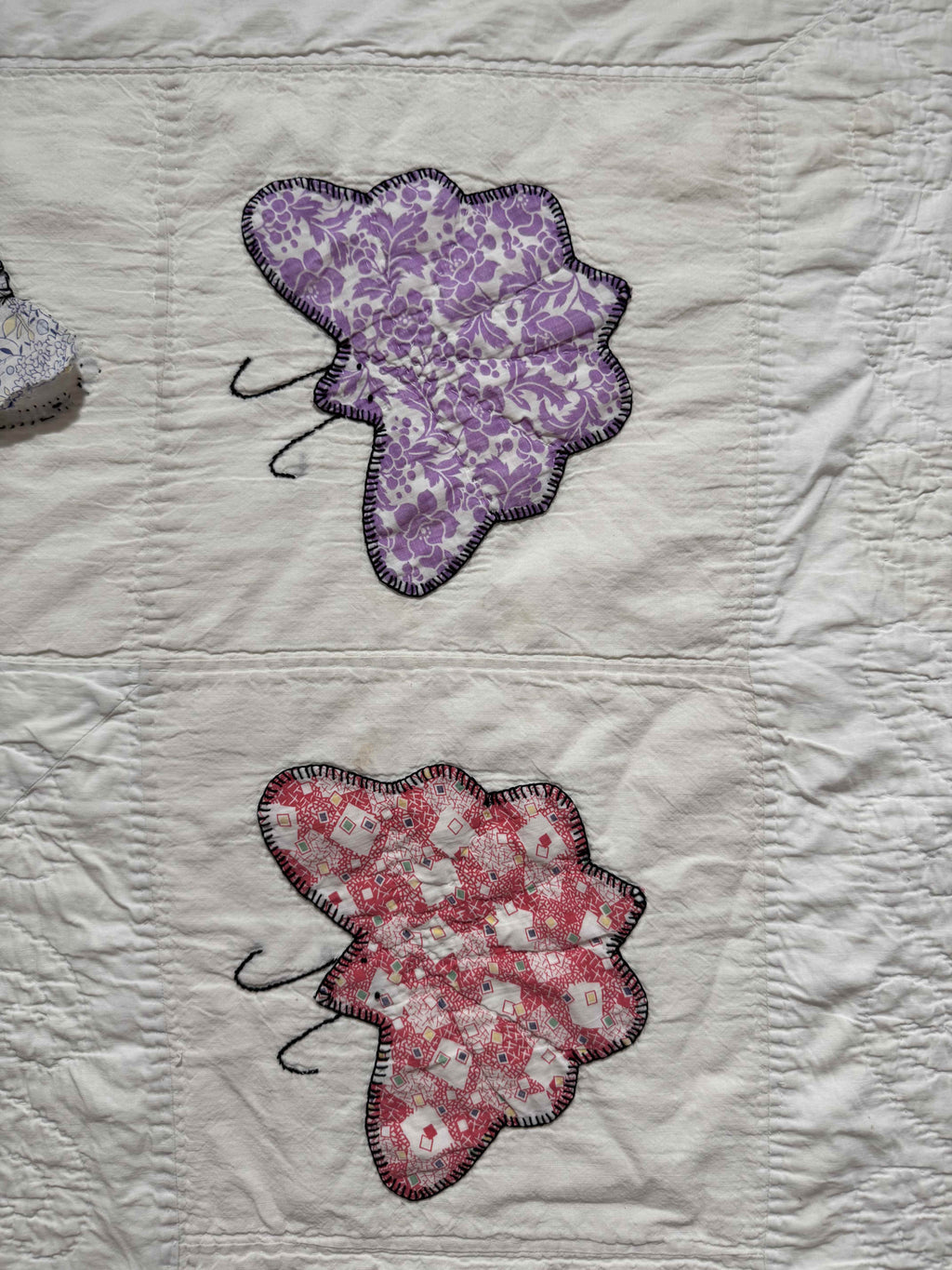 **SOLD Vintage Quilt Appliqued Butterfly SOLD**