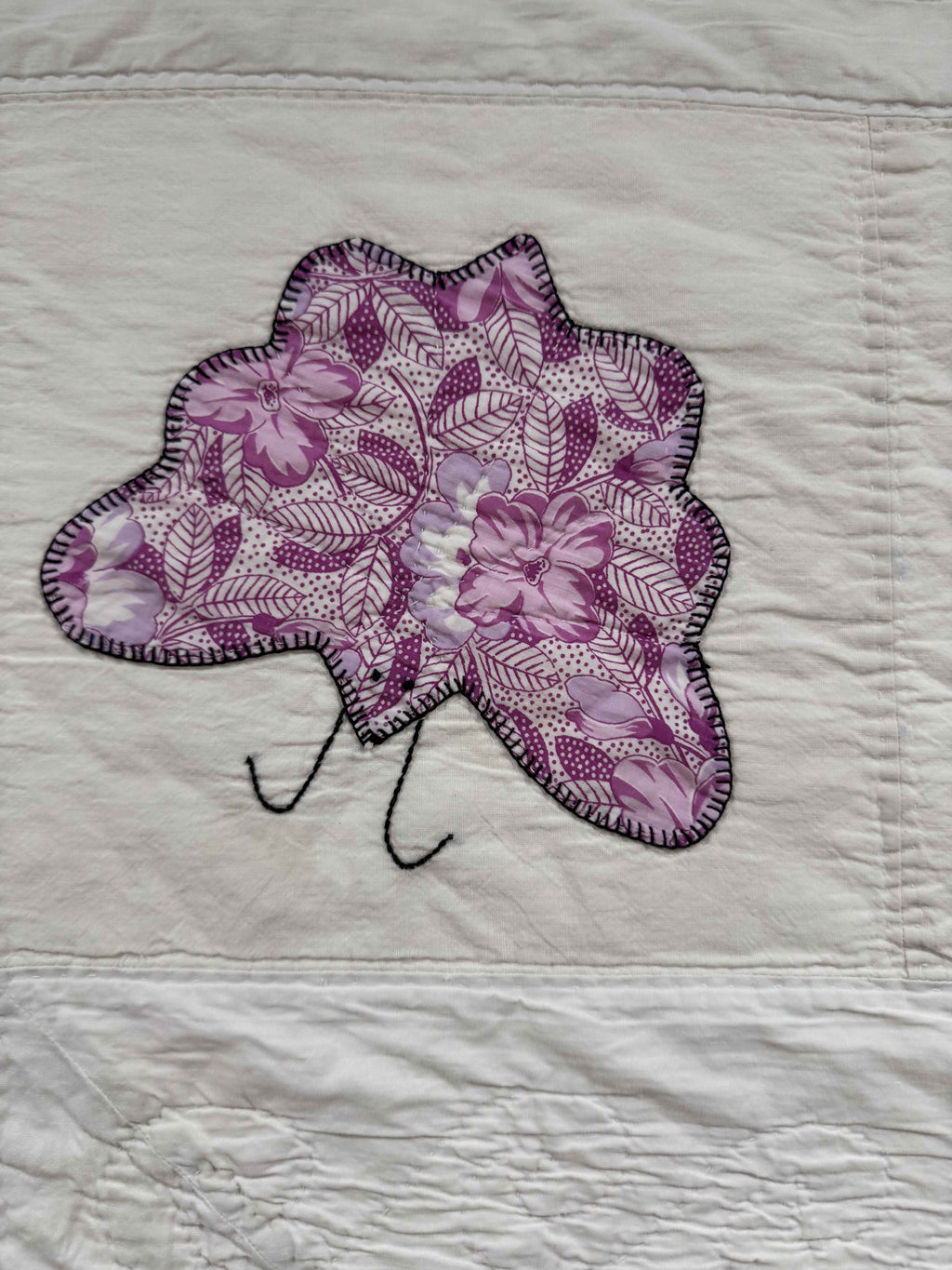 **SOLD Vintage Quilt Appliqued Butterfly SOLD**