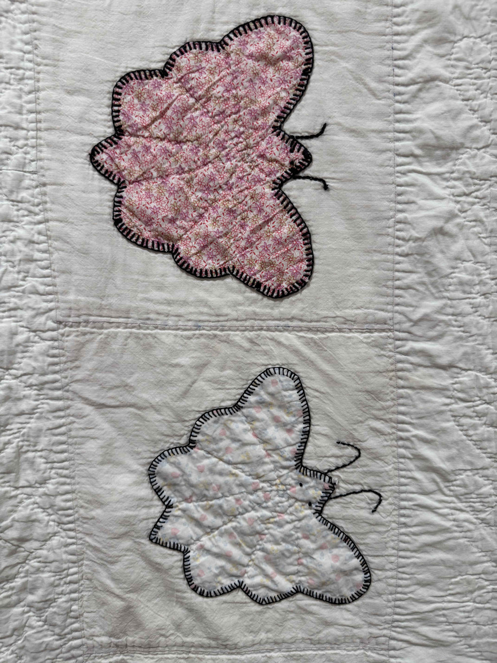 **SOLD Vintage Quilt Appliqued Butterfly SOLD**