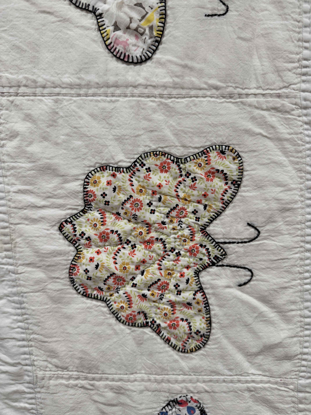 **SOLD Vintage Quilt Appliqued Butterfly SOLD**