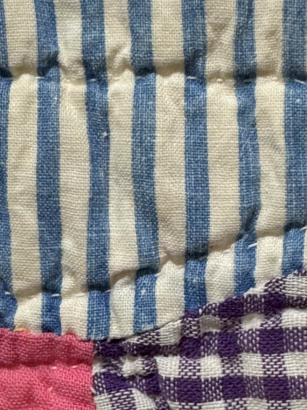 **SOLD Vintage Quilt Improved Nine Patch SOLD**
