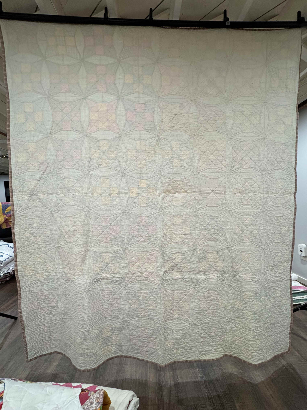 **SOLD Vintage Quilt Improved Nine Patch SOLD**