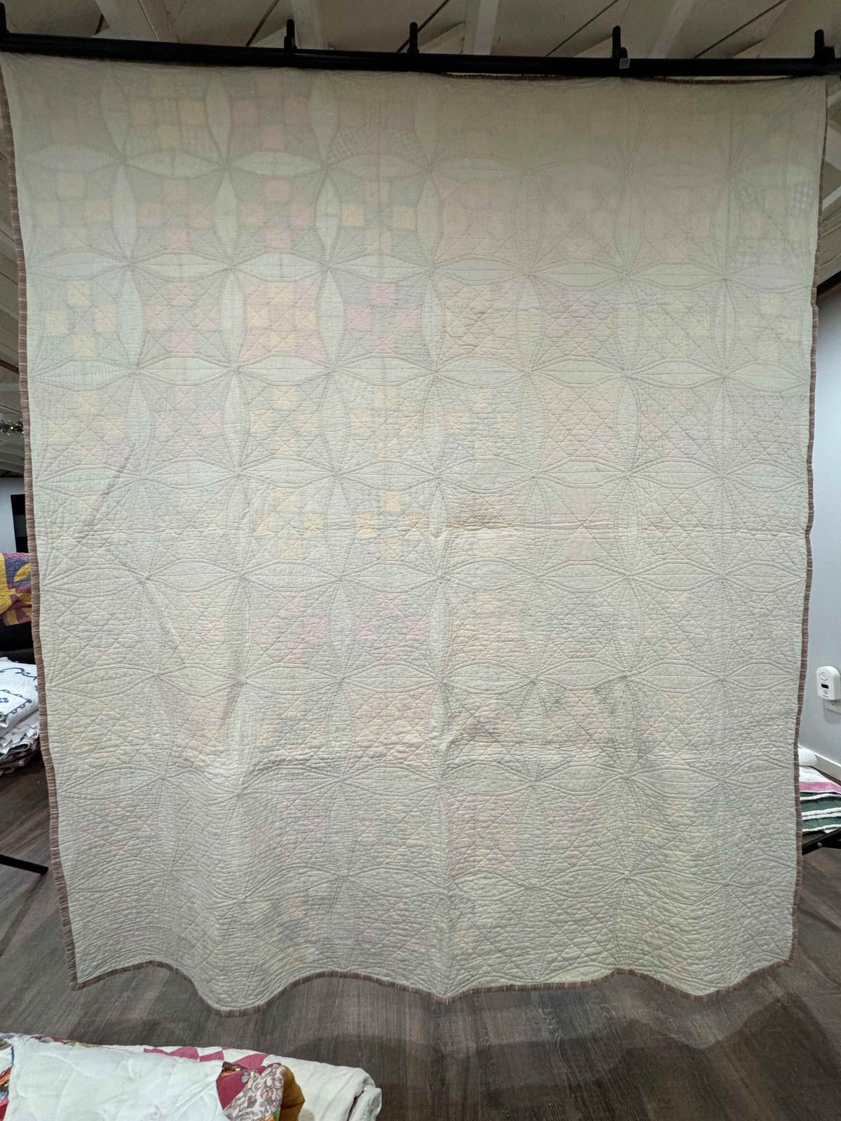 **SOLD Vintage Quilt Improved Nine Patch SOLD**