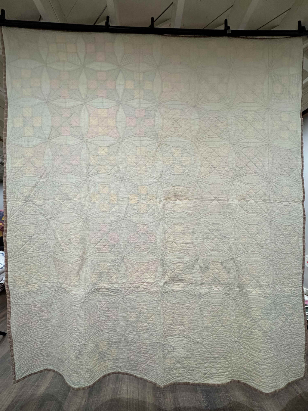 **SOLD Vintage Quilt Improved Nine Patch SOLD**