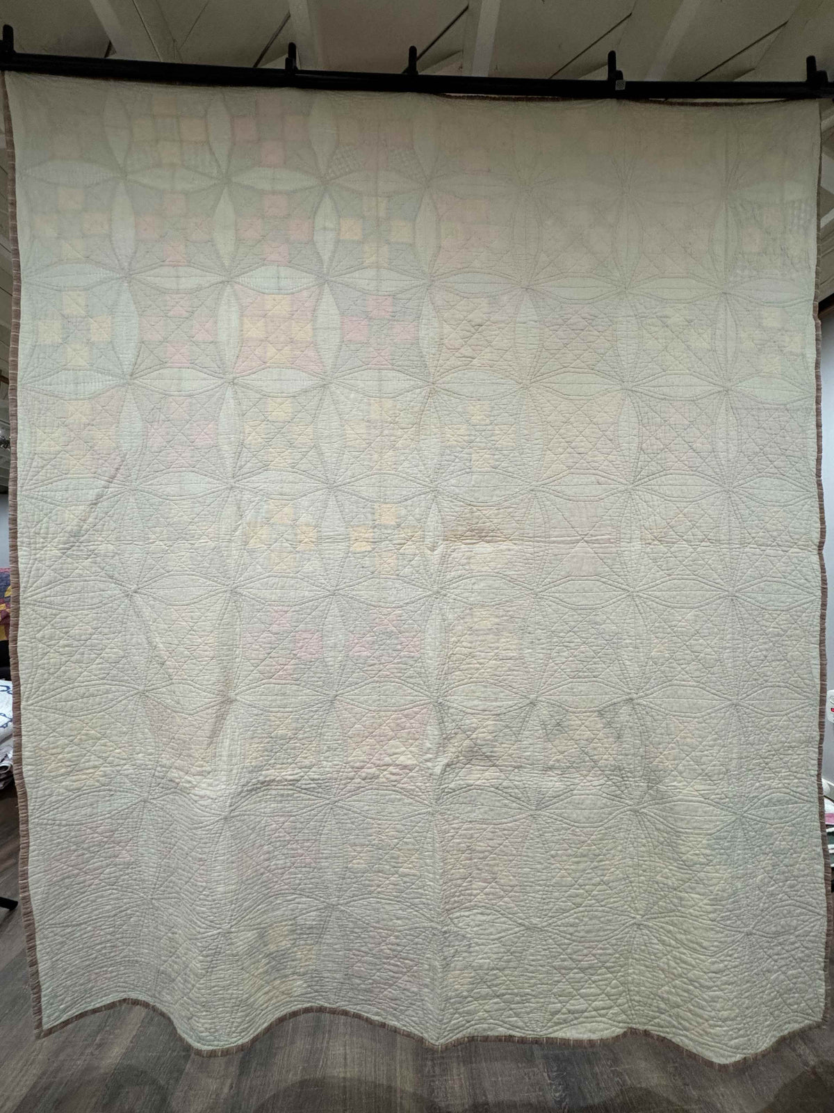 **SOLD Vintage Quilt Improved Nine Patch SOLD**