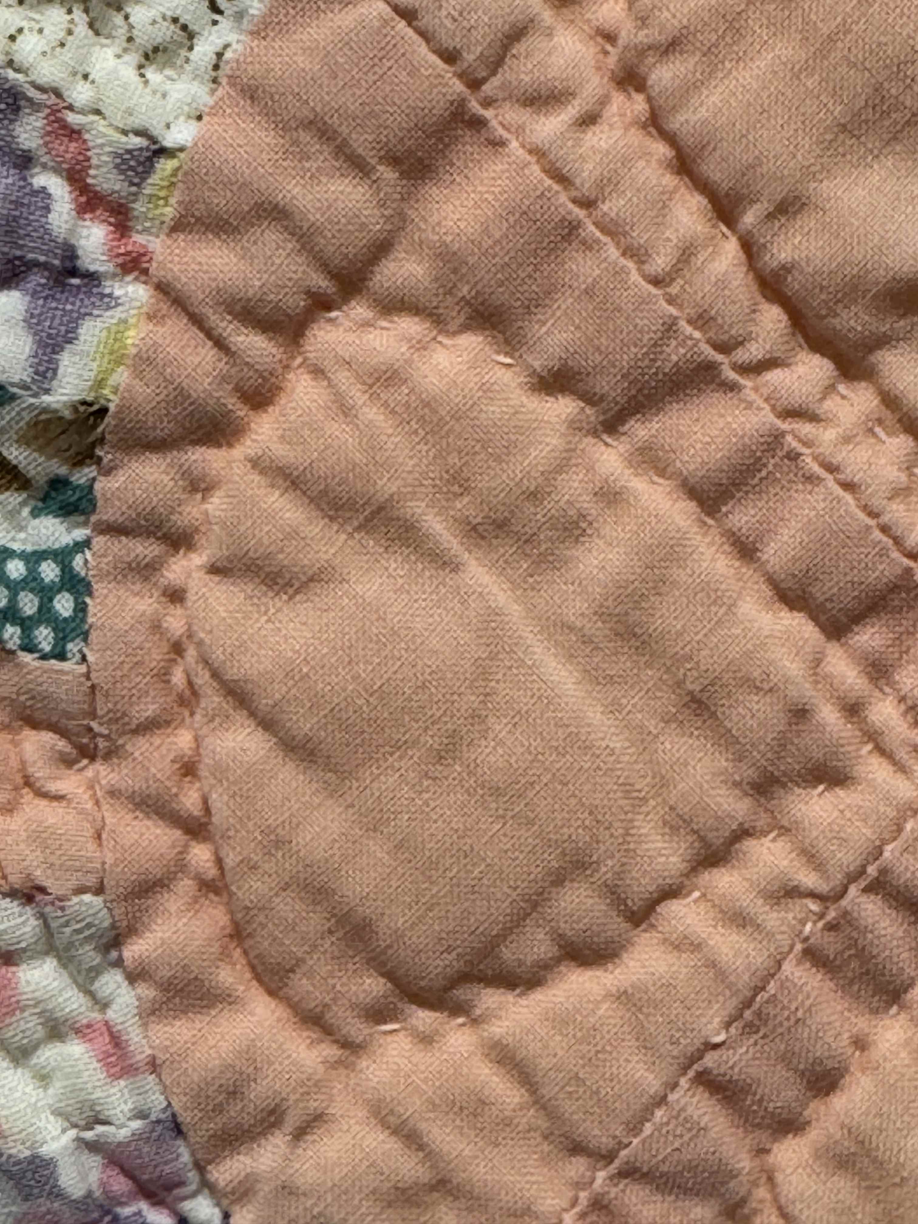 Vintage Quilt Dresden Plate