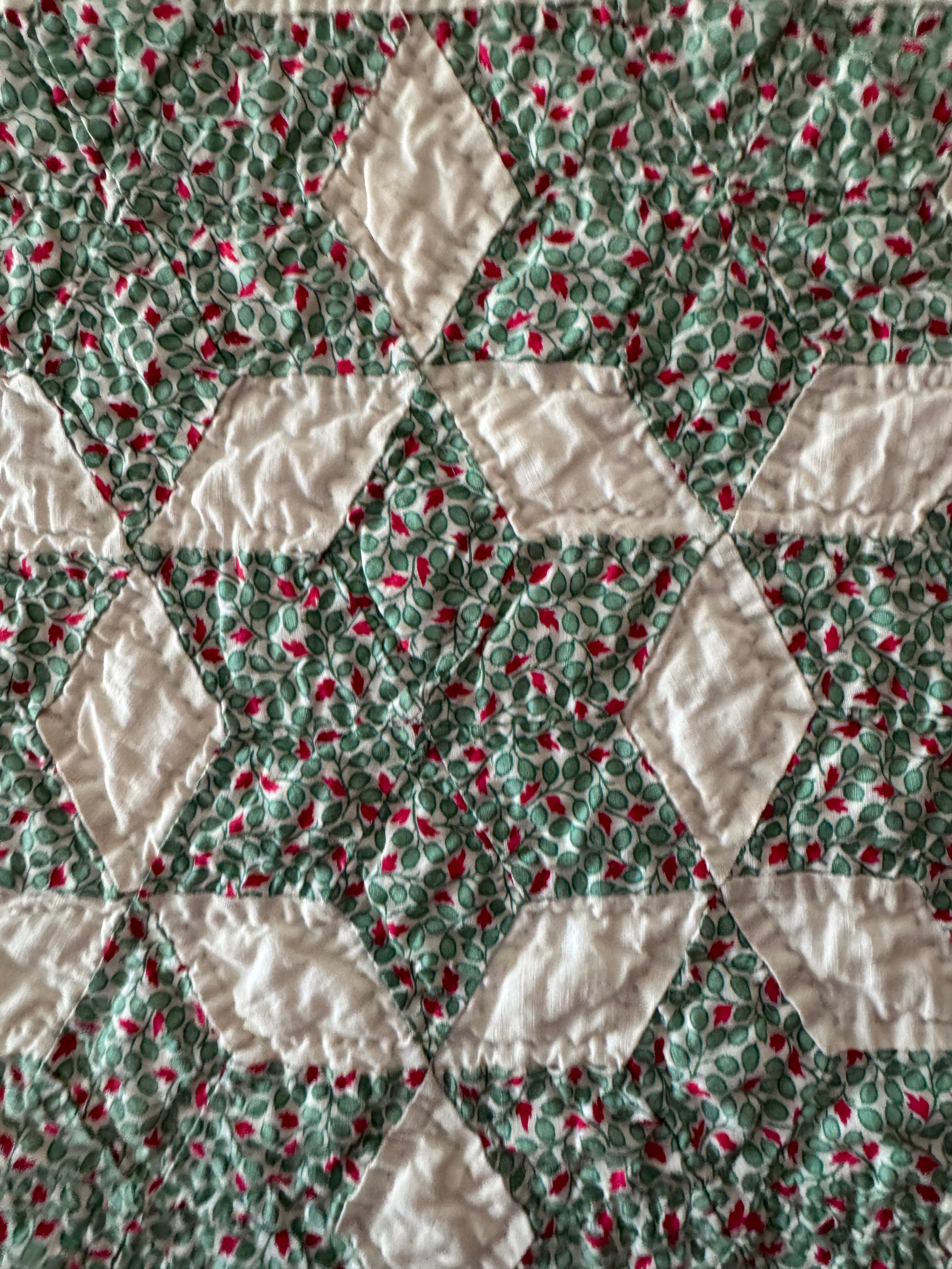 Vintage Blue Seven Sister's Quilt **SOLD**