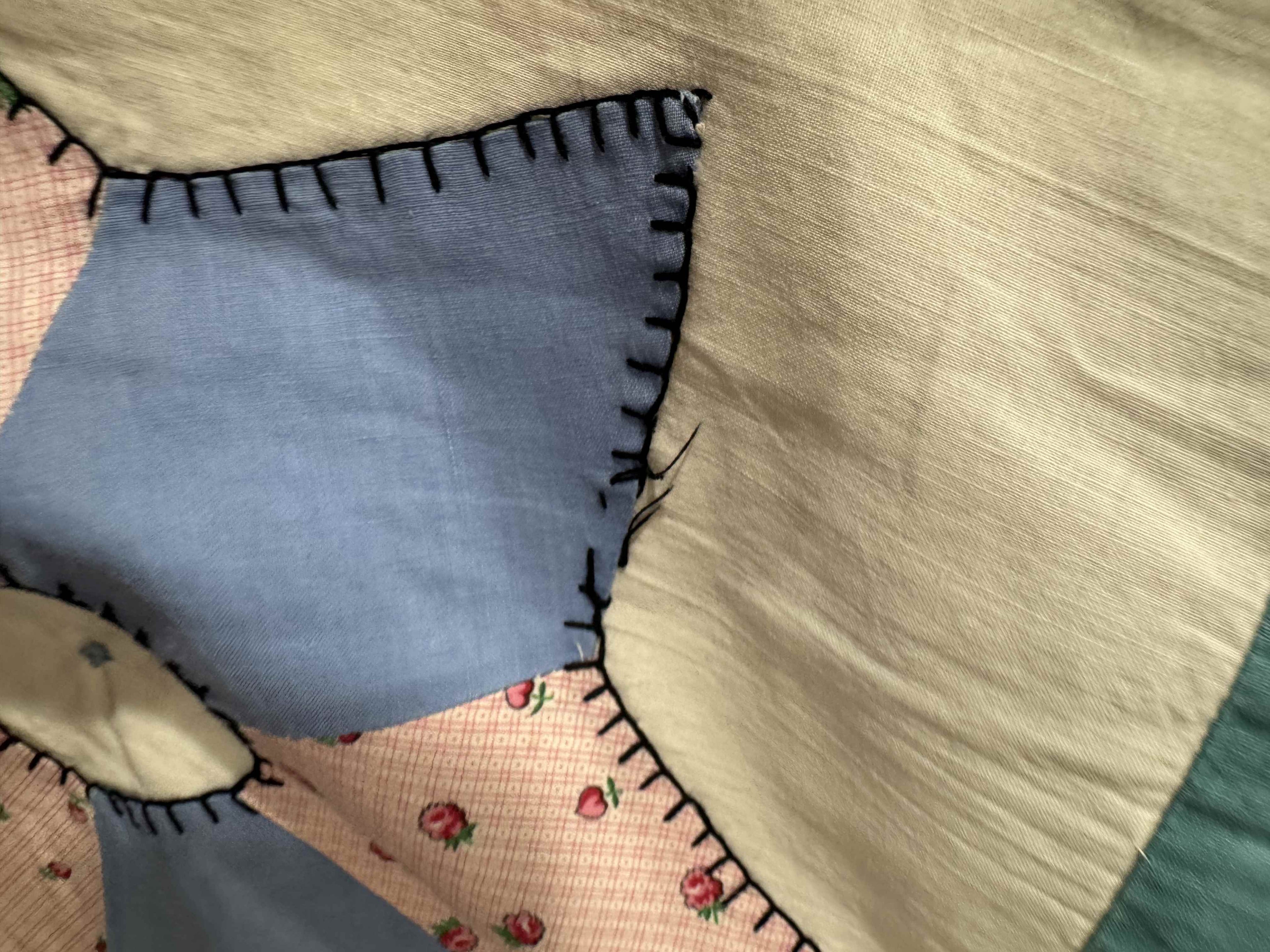 Vintage Quilt Hexagonal Star