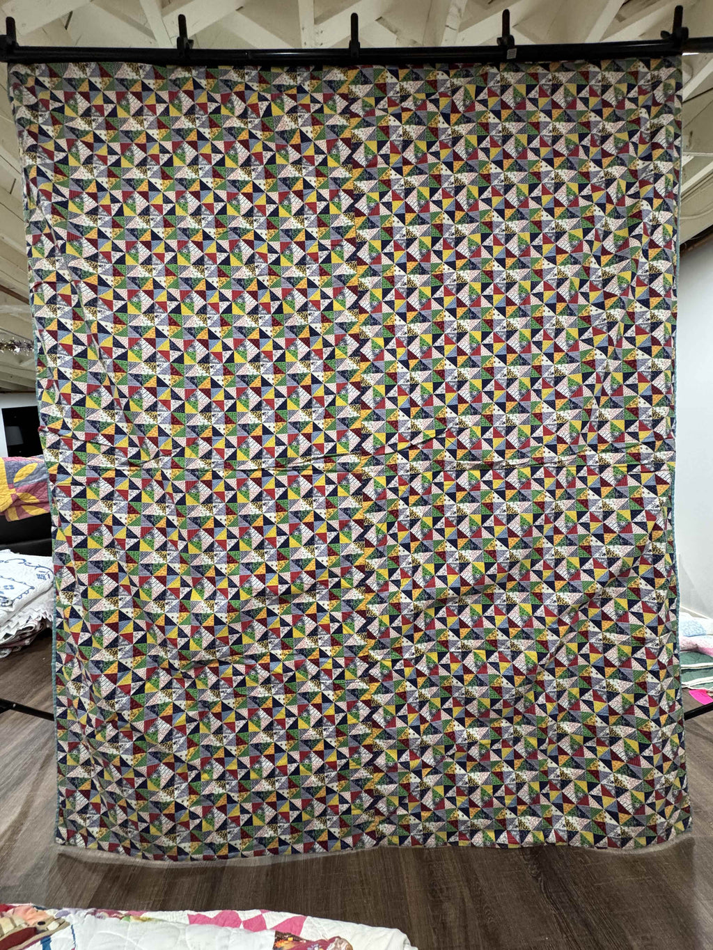 Vintage Quilt Hexagonal Star