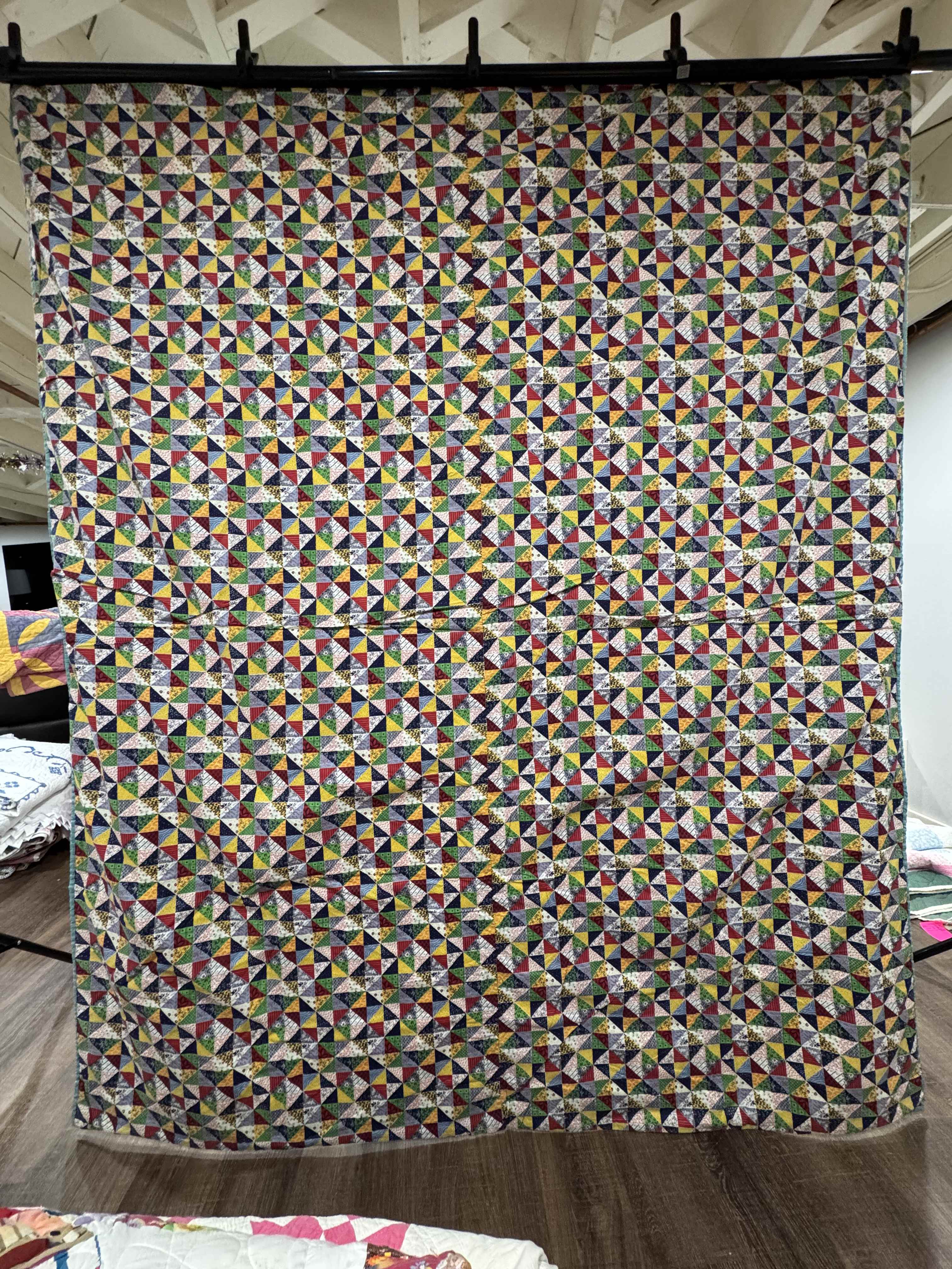 Vintage Quilt Hexagonal Star