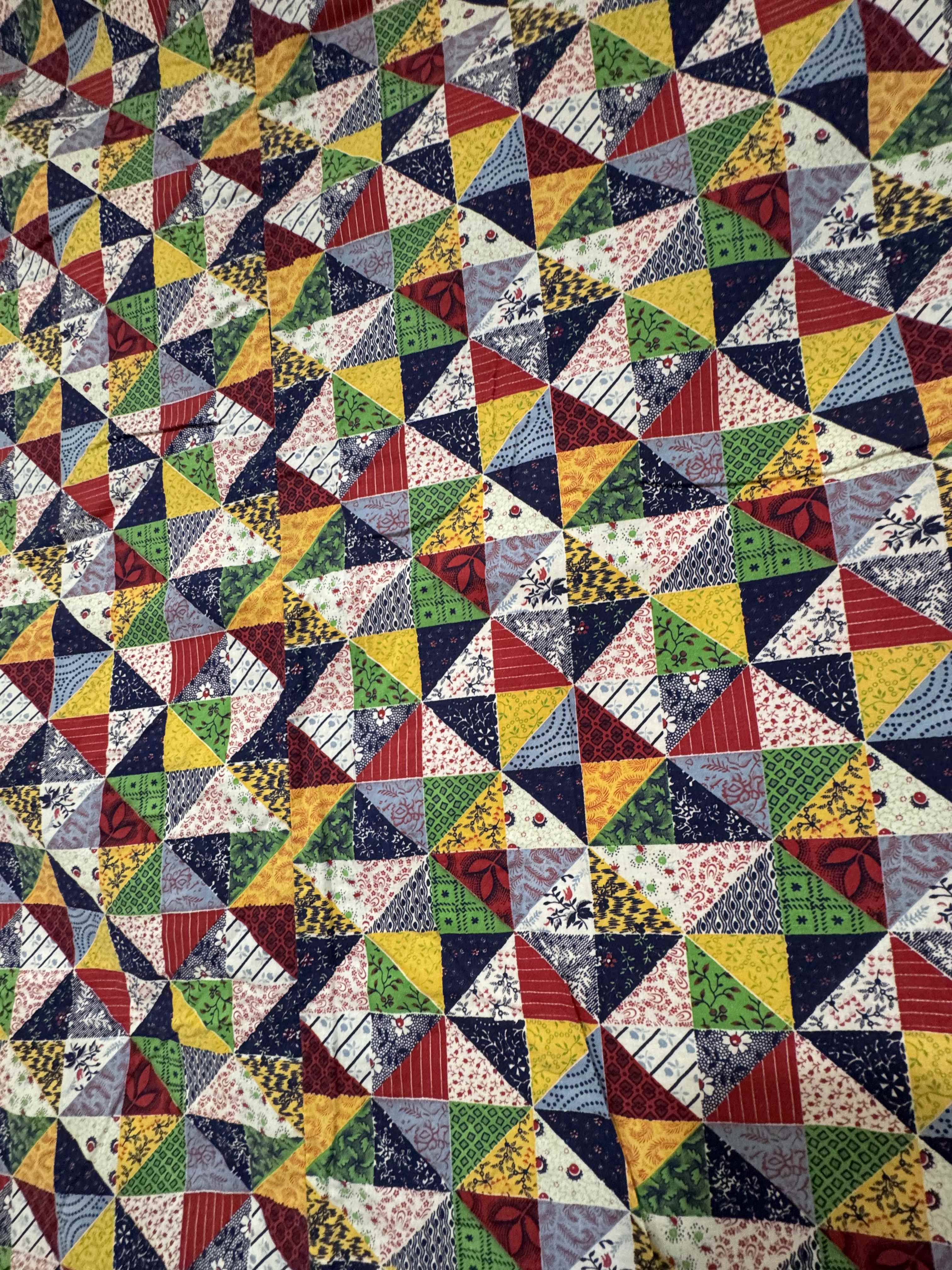 Vintage Quilt Hexagonal Star
