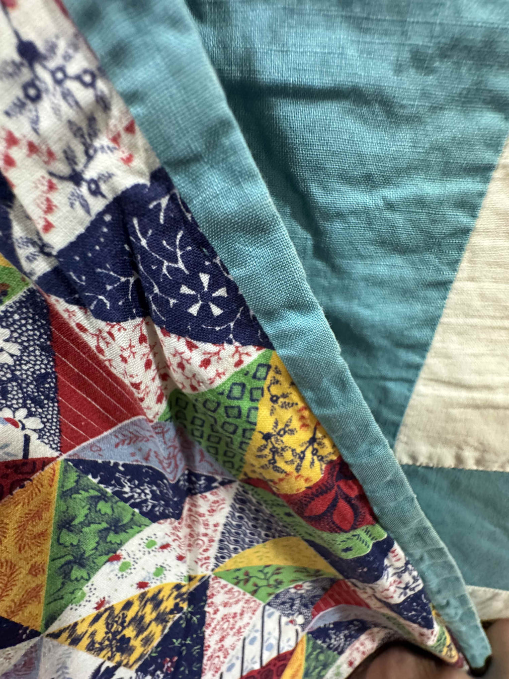 Vintage Quilt Hexagonal Star