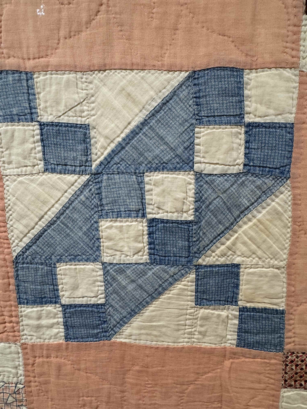 Vintage Quilt Jacob's Ladder