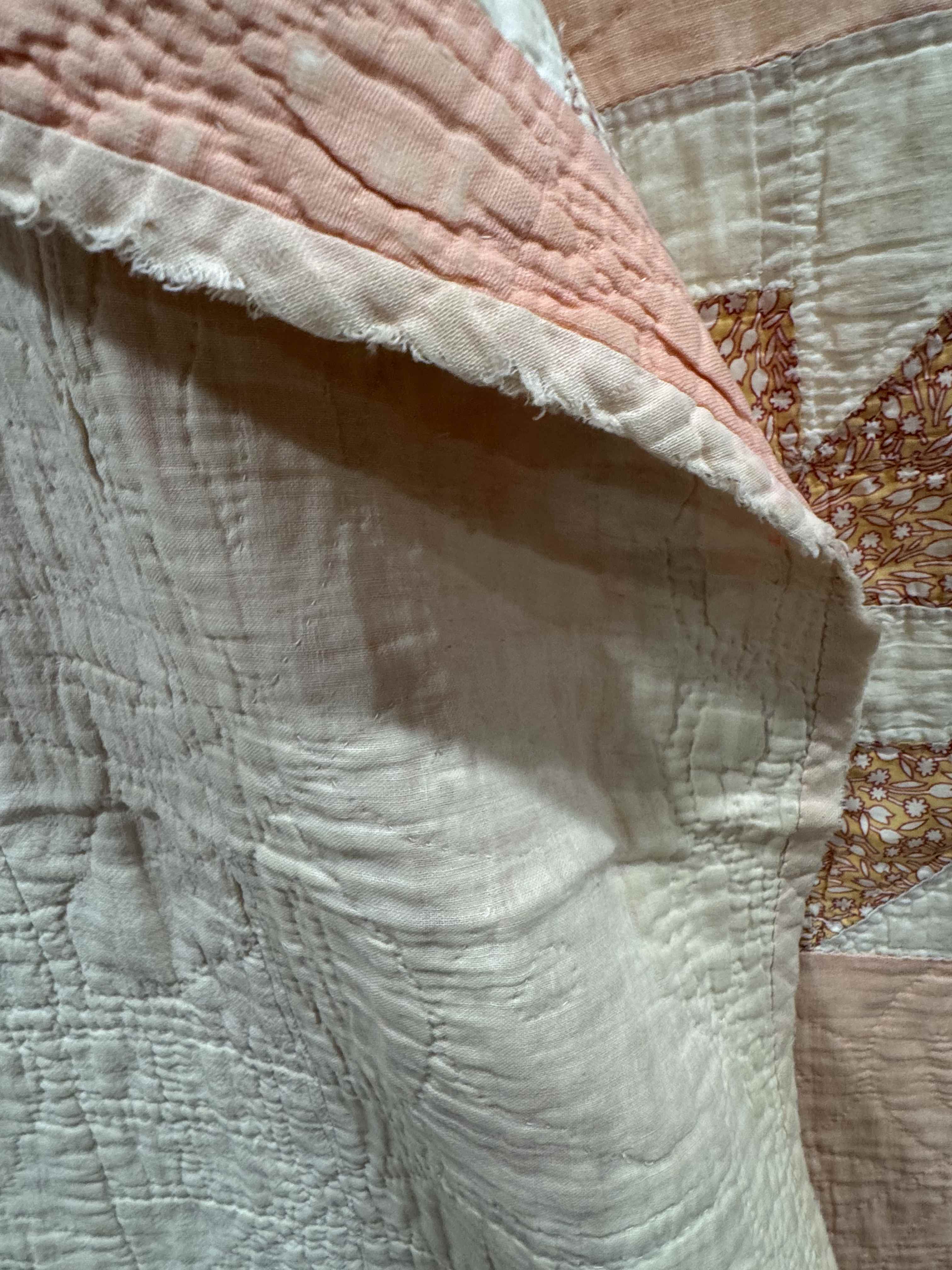 Vintage Quilt Jacob's Ladder