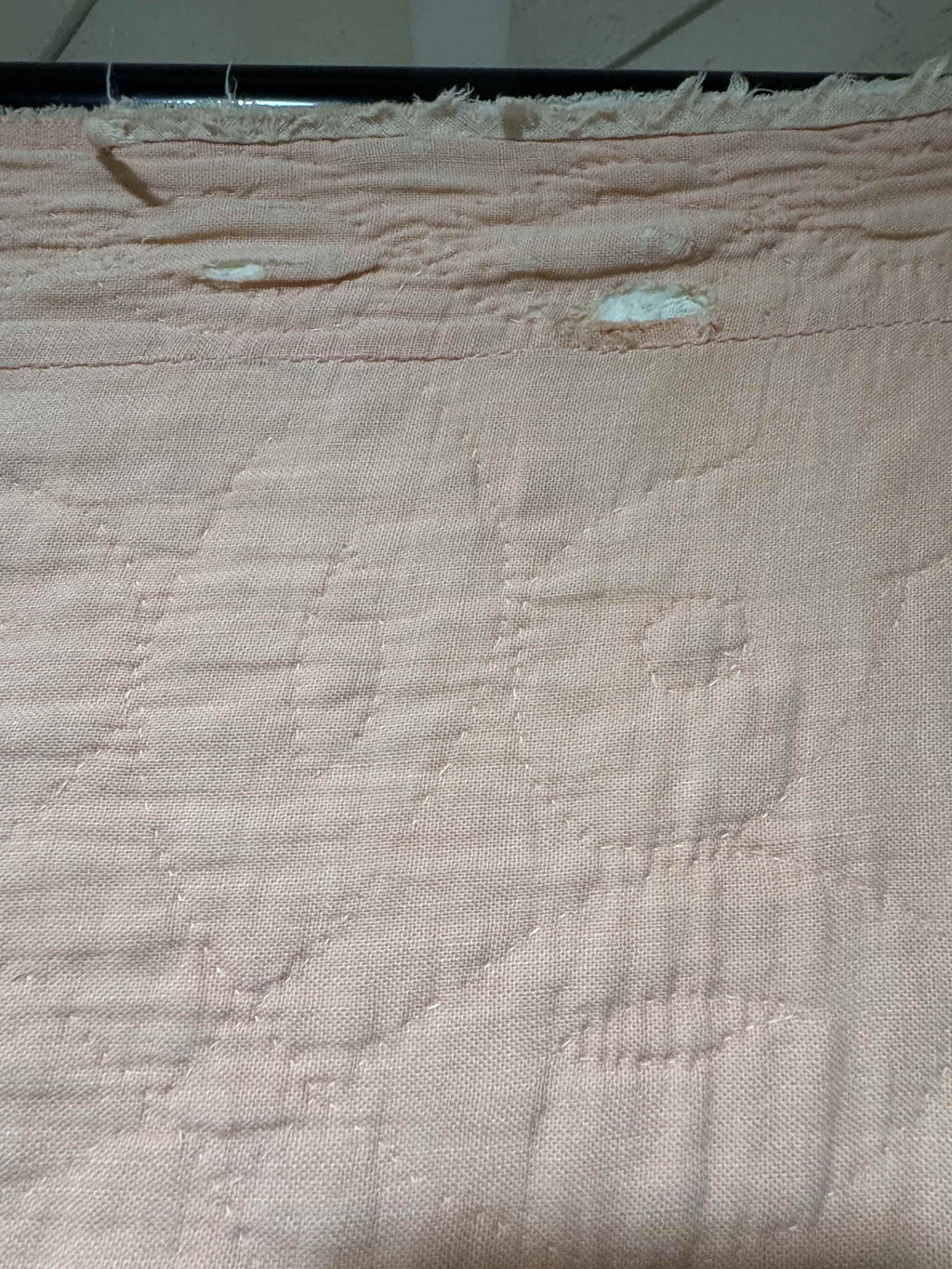 Vintage Quilt Jacob's Ladder