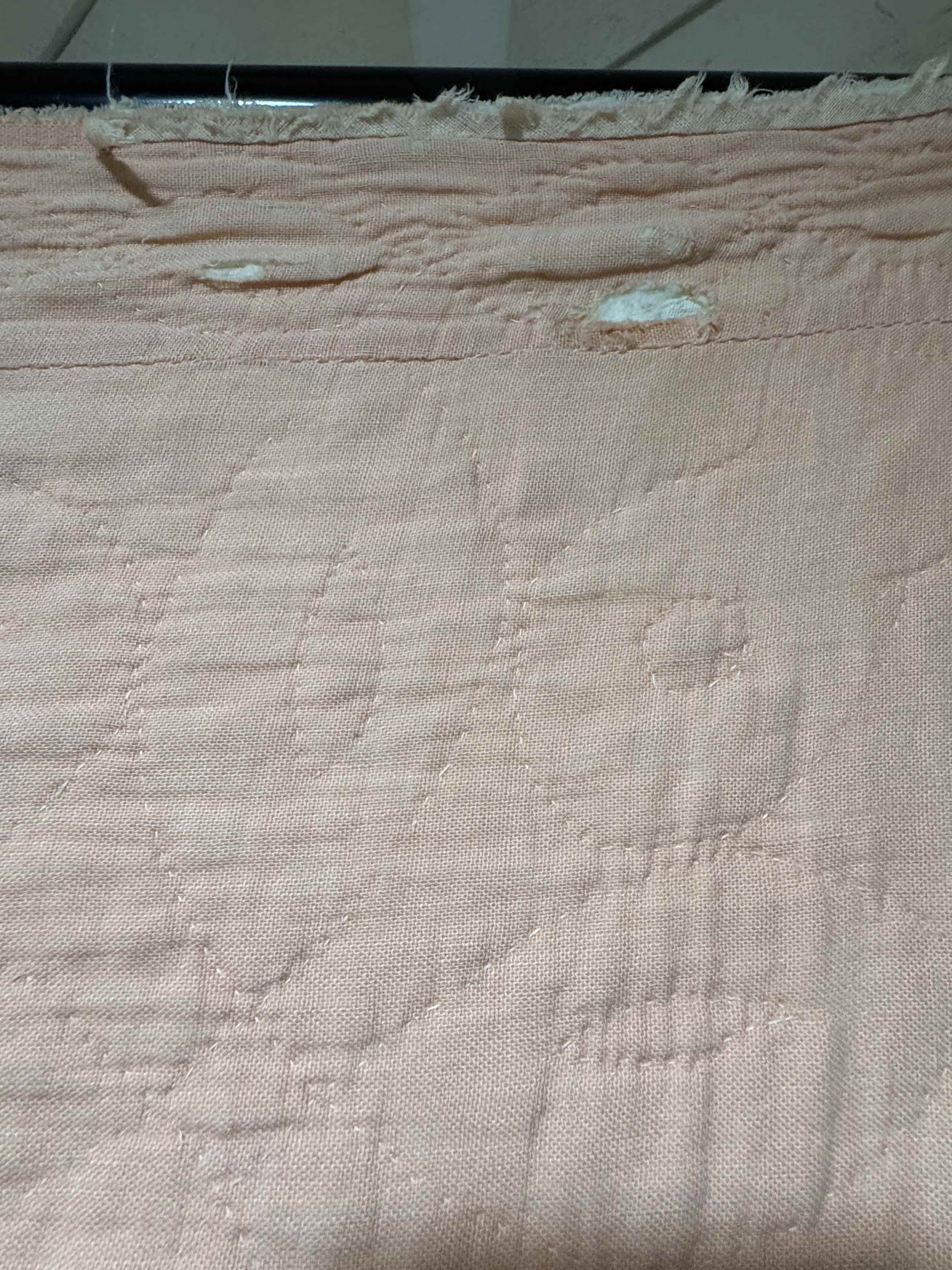 Vintage Quilt Jacob's Ladder
