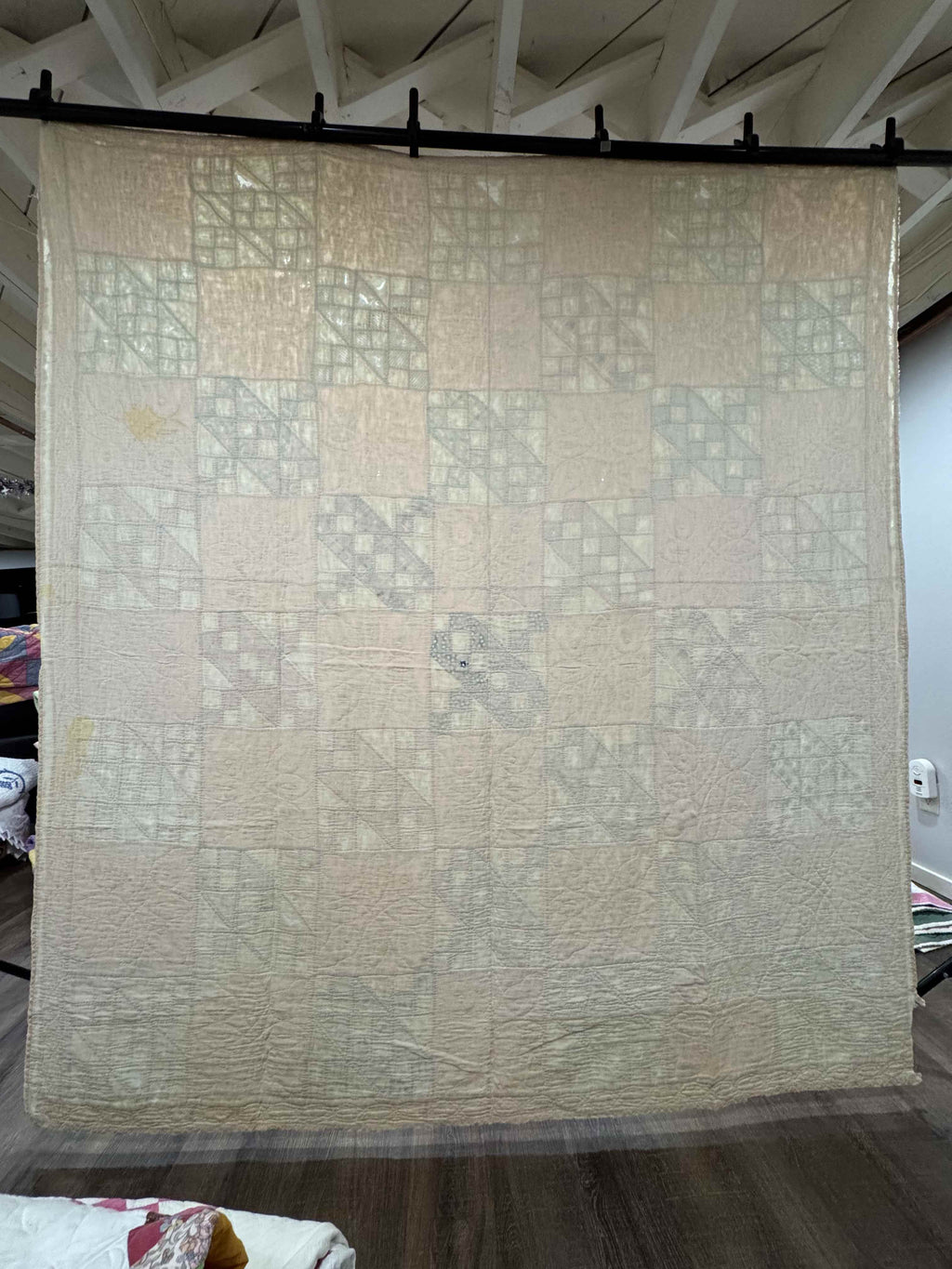 Vintage Quilt Jacob's Ladder