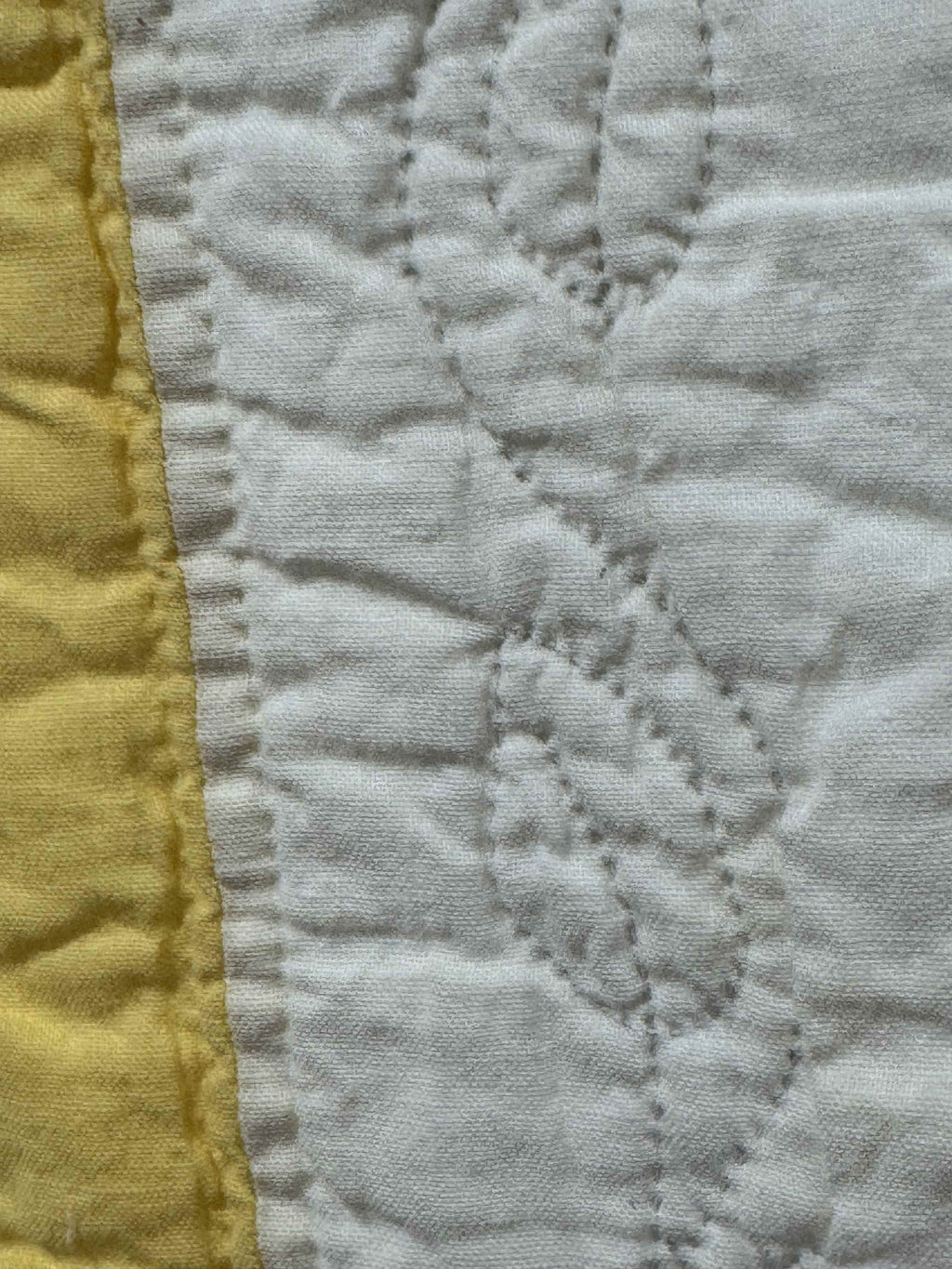 Vintage Quilt Cross Stitched Daisy