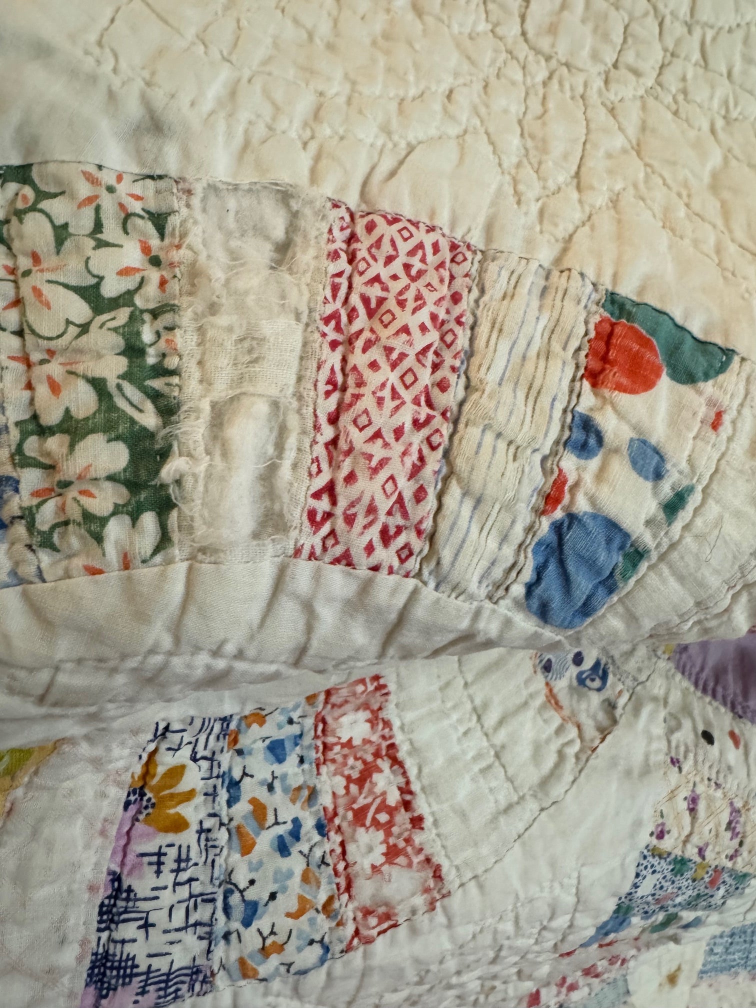 CUTTER - Sweet Pea Double Wedding Ring Quilt - CUTTER