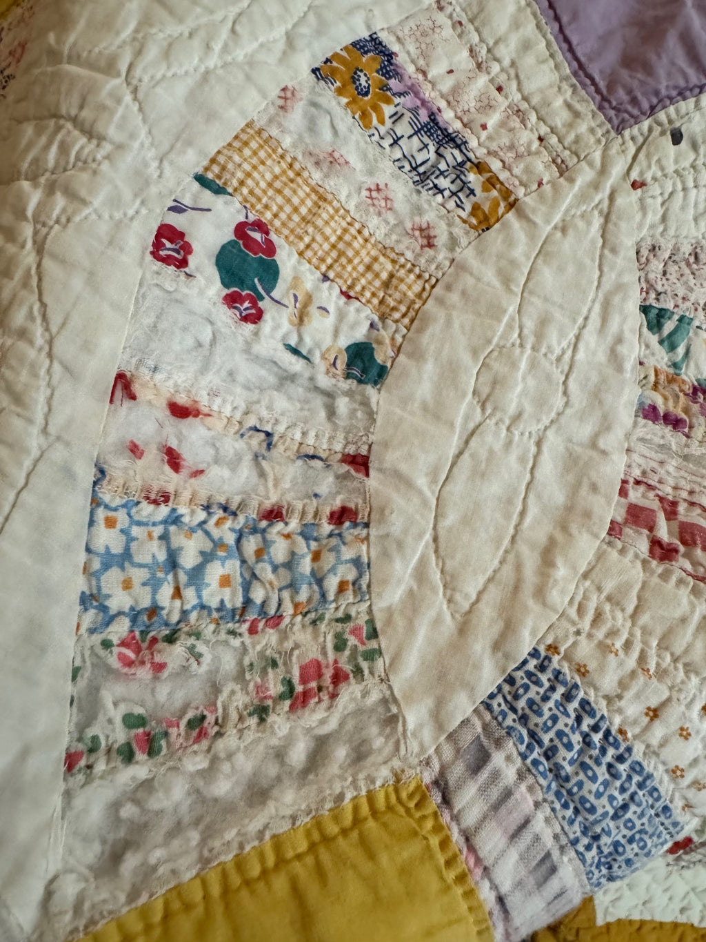 CUTTER - Sweet Pea Double Wedding Ring Quilt - CUTTER